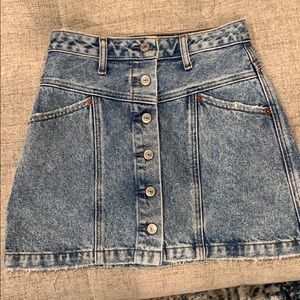 Abercrombie jean skirt size 00